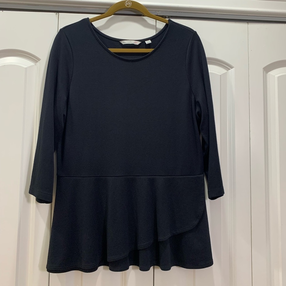 Isaac Mizrahi LIVE peplum top